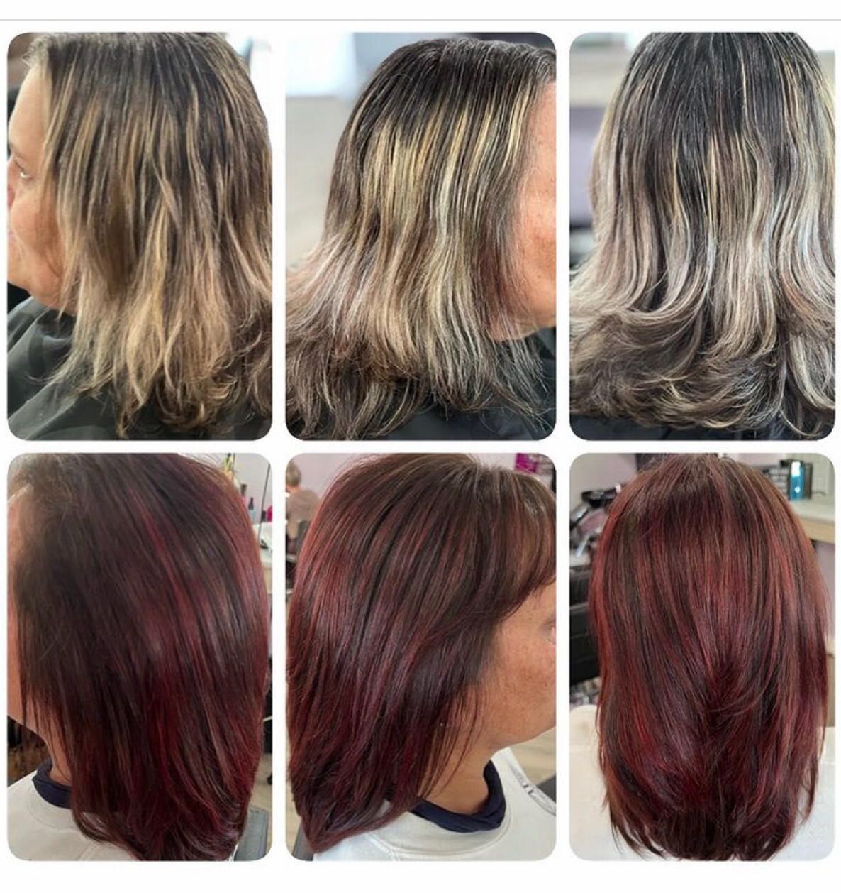 I love this lava red she picked out great change! 