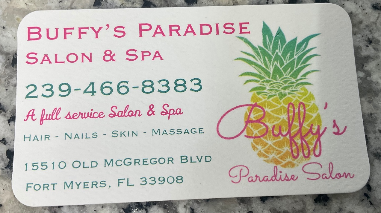 Rhonda at Buffy’s Hair Paradise  Logo